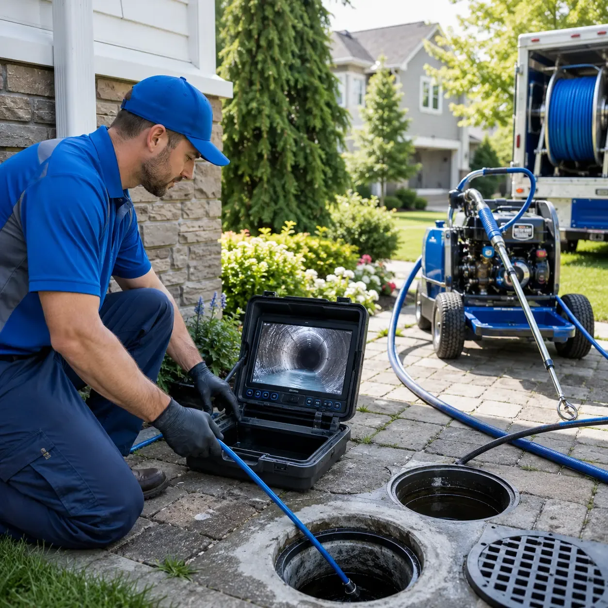 Outdoor drain cleaning professionals serving Elgin, ND